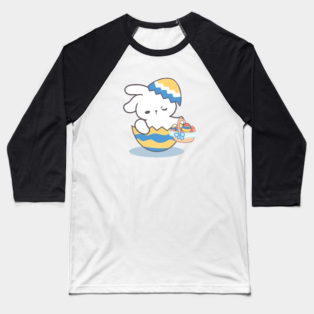 Egg-cellent Surprise: Loppi Tokki Emerges from an Easter Egg with a Basket of Delightful Treats! Baseball T-Shirt by LoppiTokki